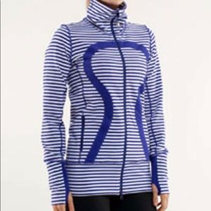 Lululemon In Stride Pigment Blue White Stripe 10